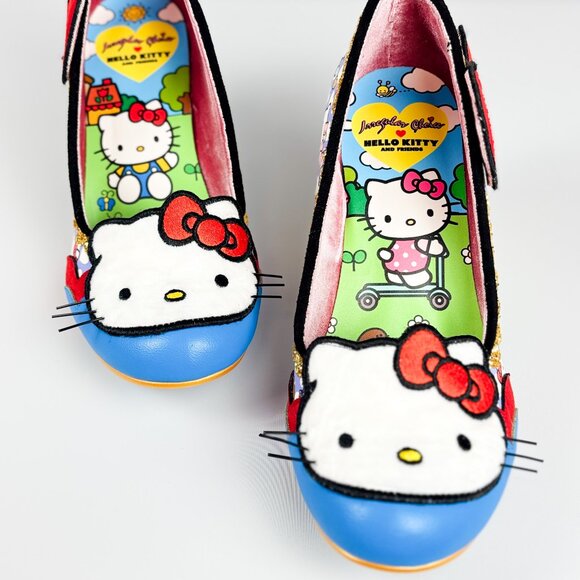 Irregular Choice x Sanrio Kindhearted Soul Hello Kitty Heels – Size 40 / - Picture 3 of 6